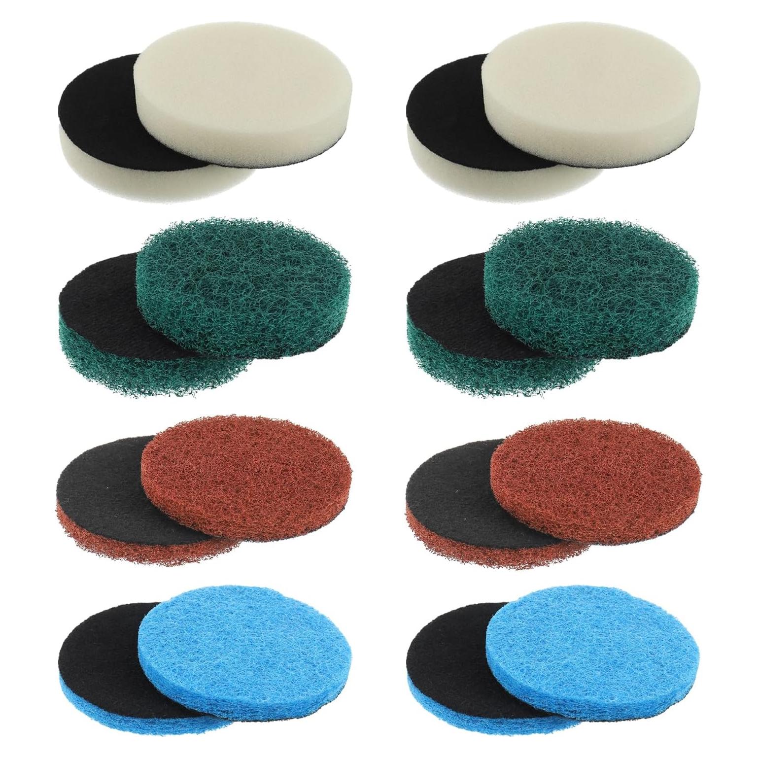 Juego de 16 Piezas de Almohadillas de Limpieza Bosch