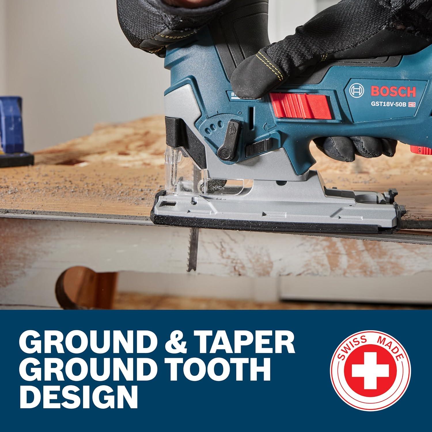 Sierra de Calar Bosch T101B 10 Dientes 10,16 cm 5 Piezas