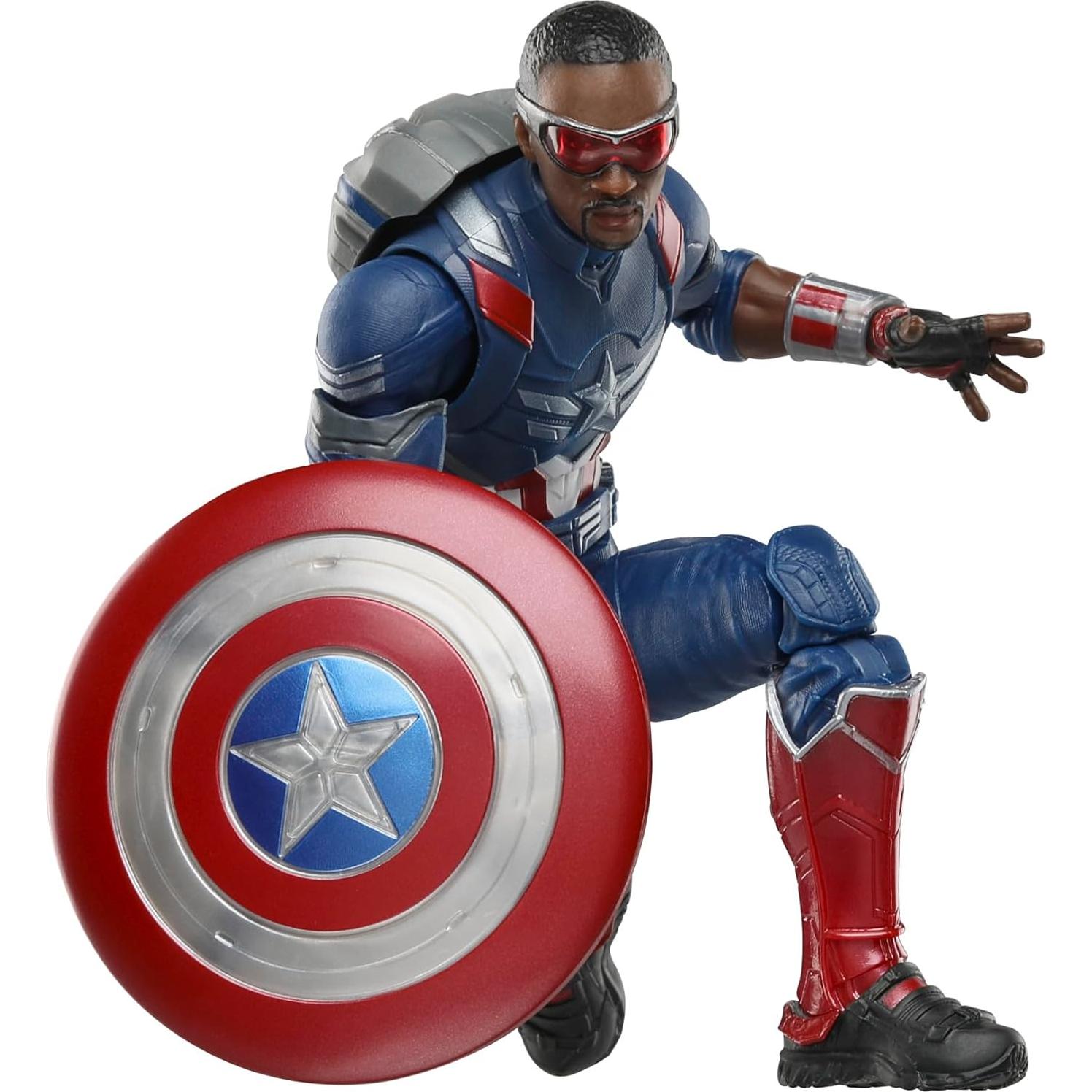 Marvel Legends Series Captain America Collectible Captain America: Brave New World Deluxe 6 Inch Action Figure