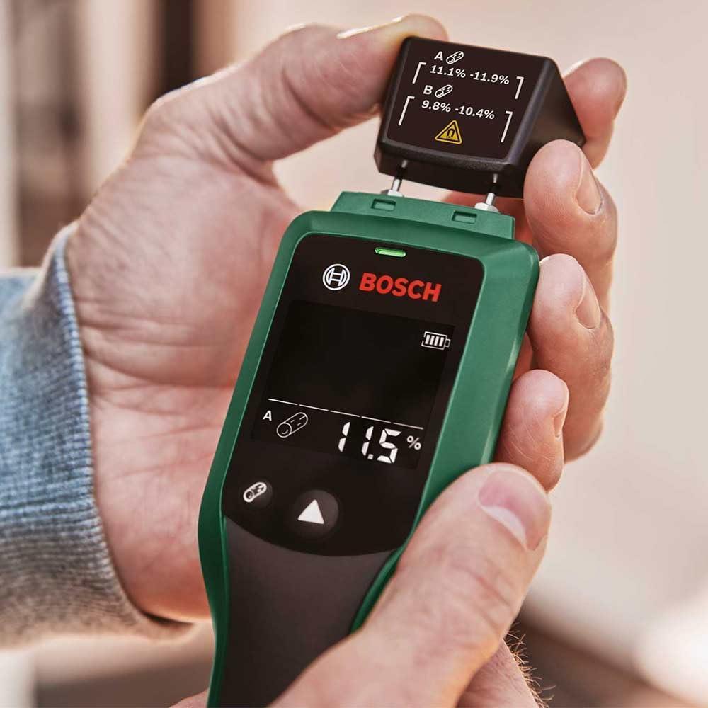 UniversalHumid Wood Moisture Meter (Precise Results Thanks to Wood Group Selection and LED Traffic Light for Easy Interpretation, in Box)