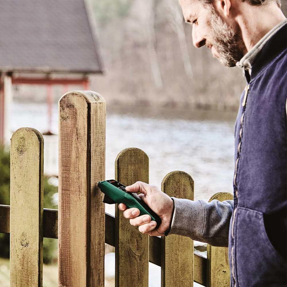 UniversalHumid Wood Moisture Meter (Precise Results Thanks to Wood Group Selection and LED Traffic Light for Easy Interpretation, in Box)