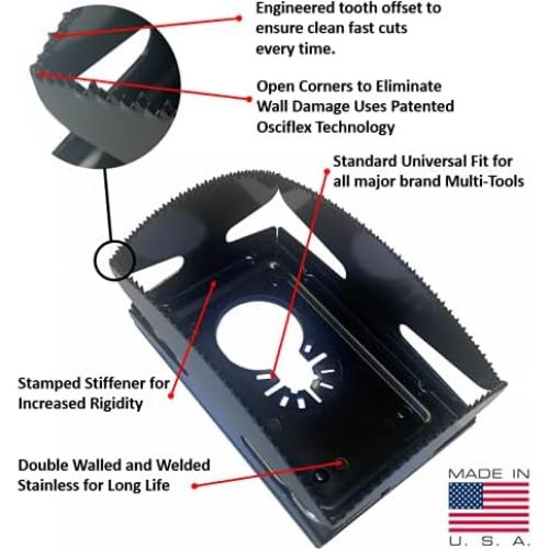 Cortador de Ranuras Cuadradas Qbit SQ1000-S Acero Inoxidable