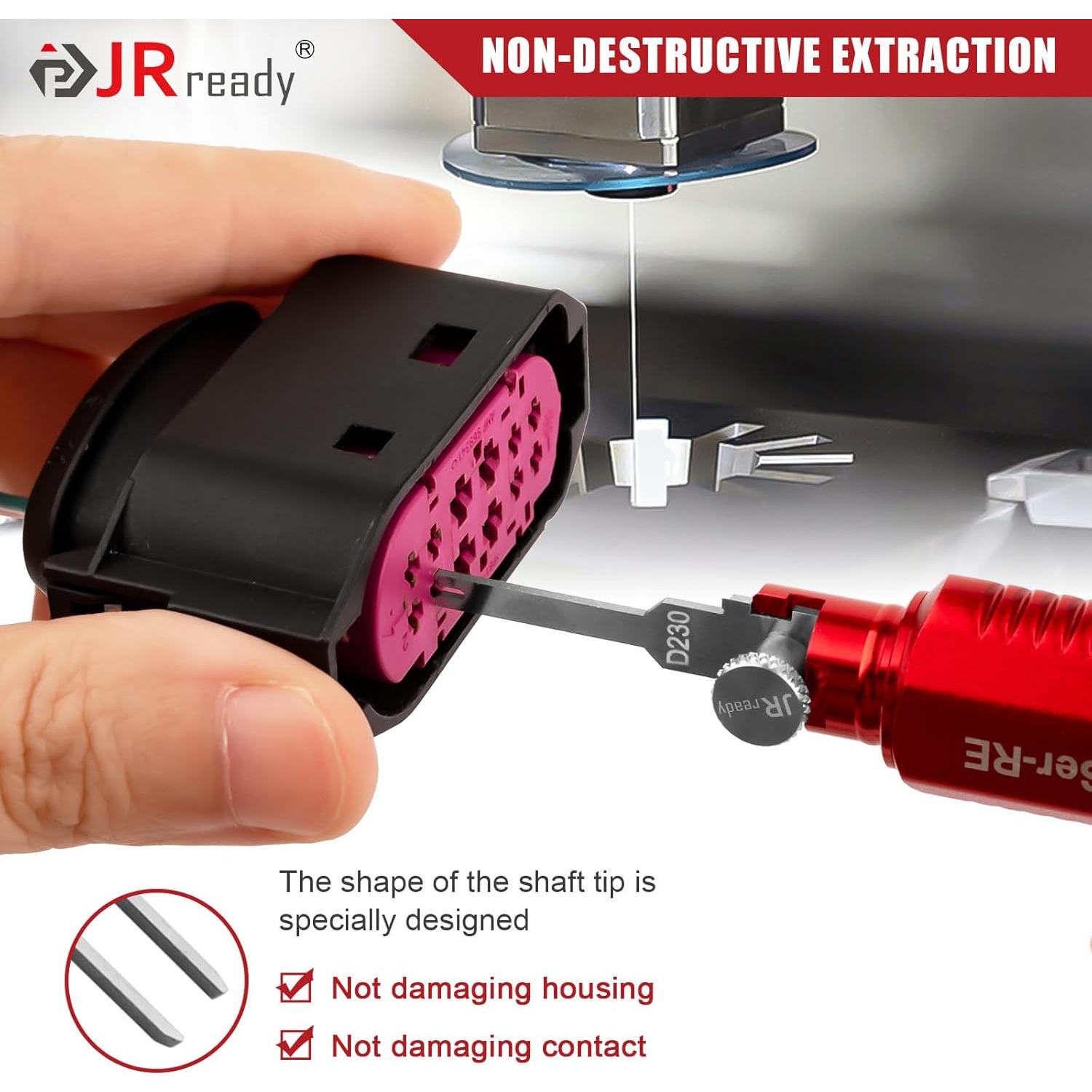 JRready ST5354 Kit Extracción Terminales Automotrices 8 Piezas