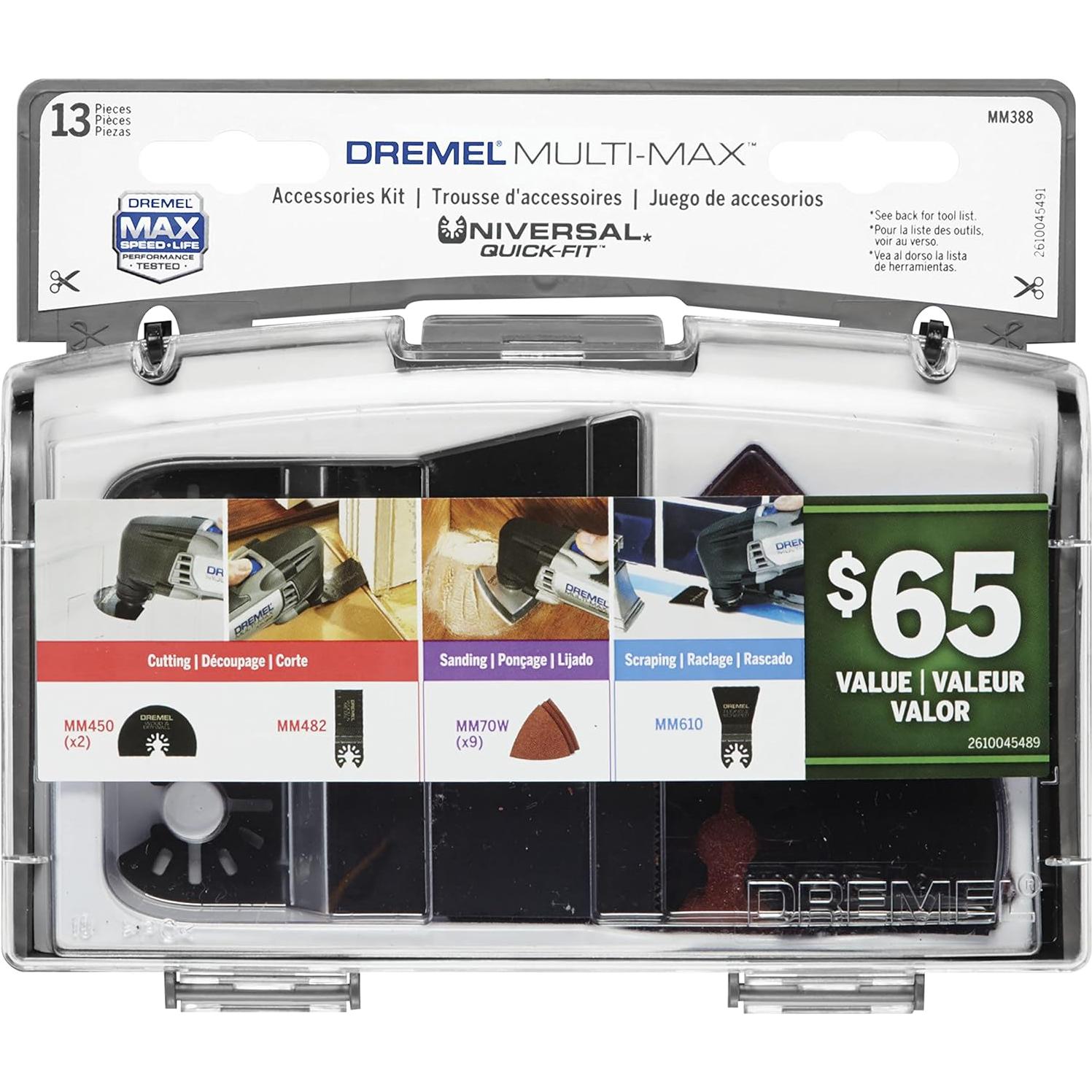 Kit Dremel MM388 de 13 Piezas con Accesorios y Estuche