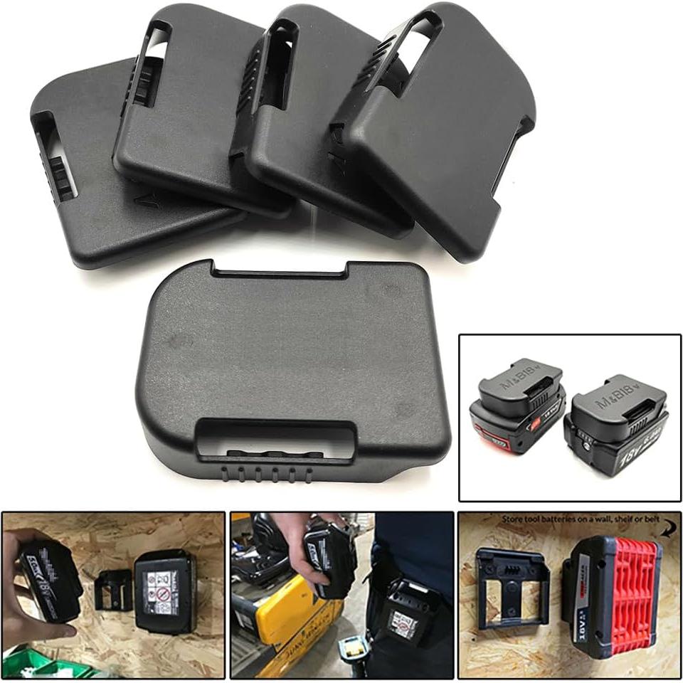 Soporte de Baterías QINIZX para 5 Baterías 18V