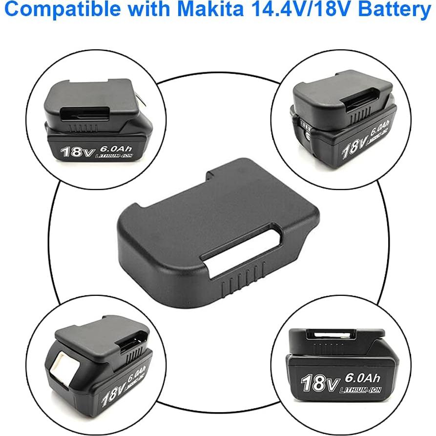 Soporte de Baterías QINIZX para 5 Baterías 18V