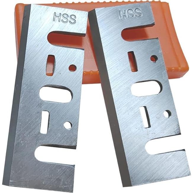 Cuchilla HSS 82mm para cepillos Makita y DeWalt - Juego de 2