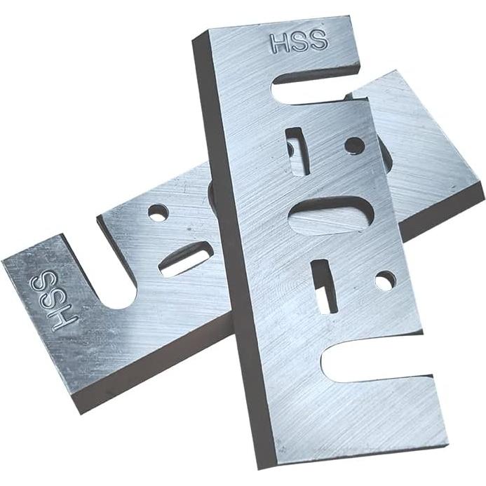 Cuchilla HSS 82mm para cepillos Makita y DeWalt - Juego de 2