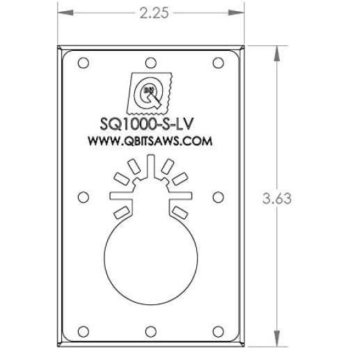 Hoja de Sierra Qbit SQ1000-S-LV para Cajas de Bajo Voltaje