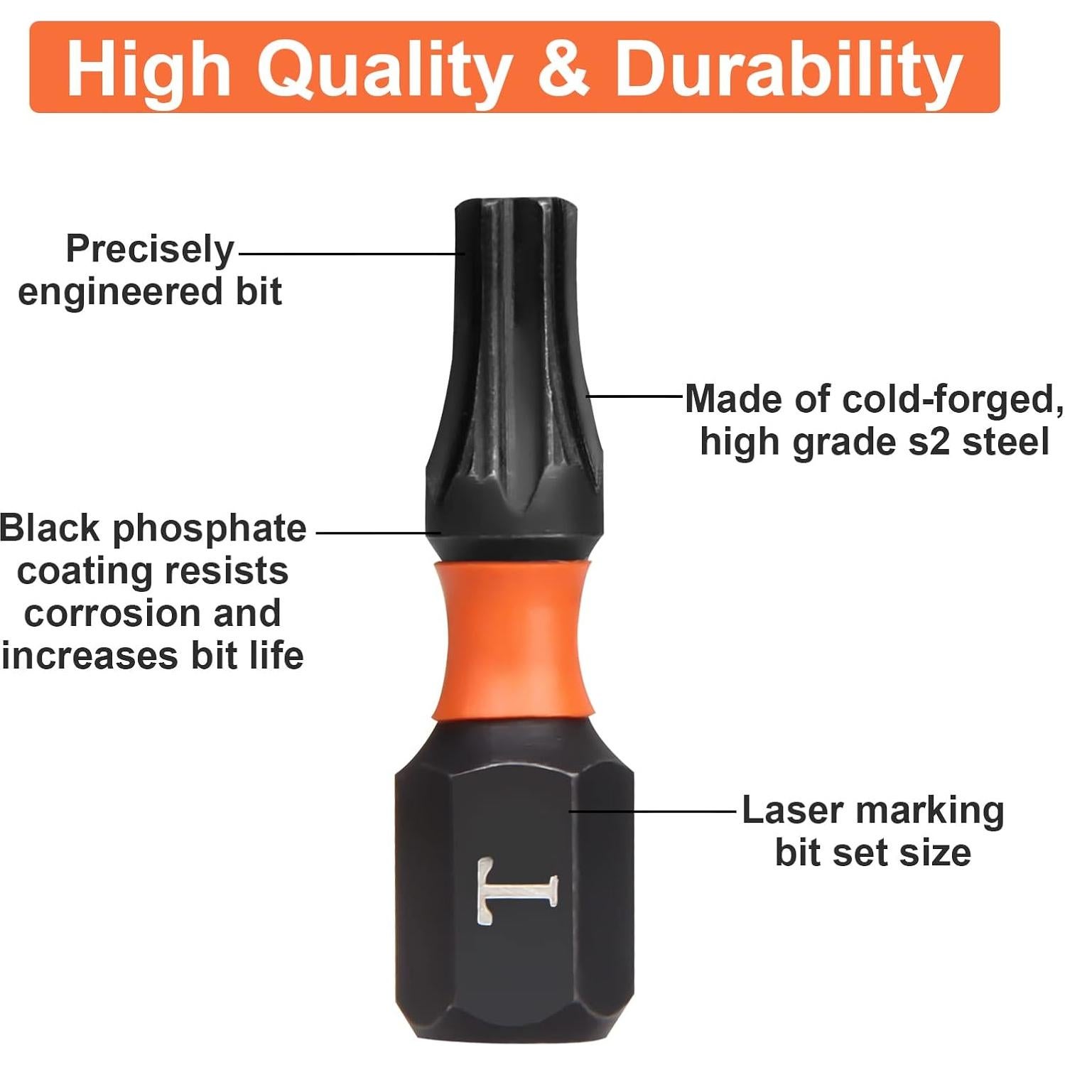 Conjunto de Puntas Pro T30 - 20 Pcs Torx 25mm con Caja