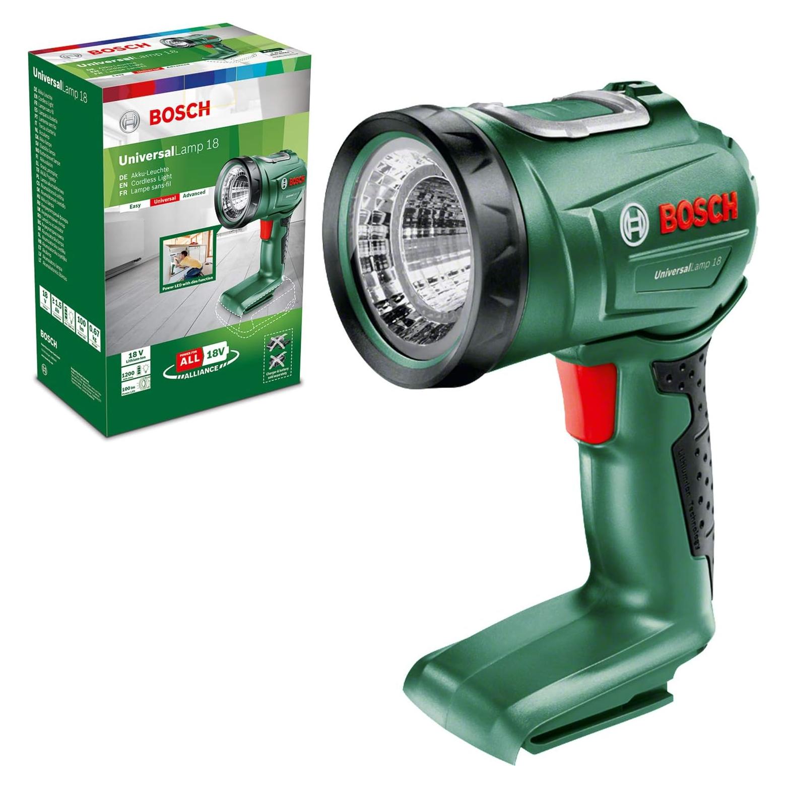 Luz Inalámbrica Bosch UniversalLamp 18 LED 2W Sin Batería