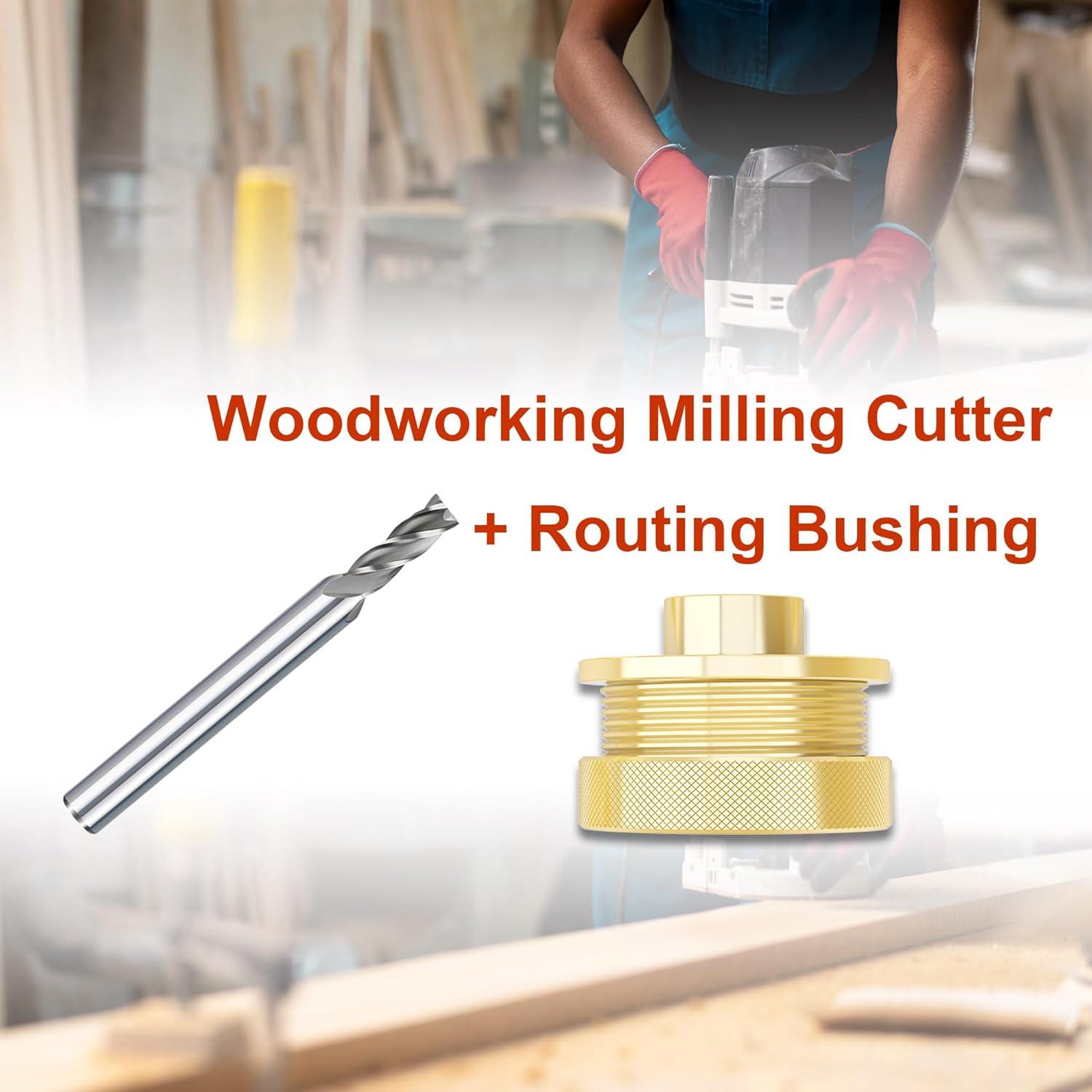 Juego de Guías de Plantilla de Router BOZXYE 11 Piezas