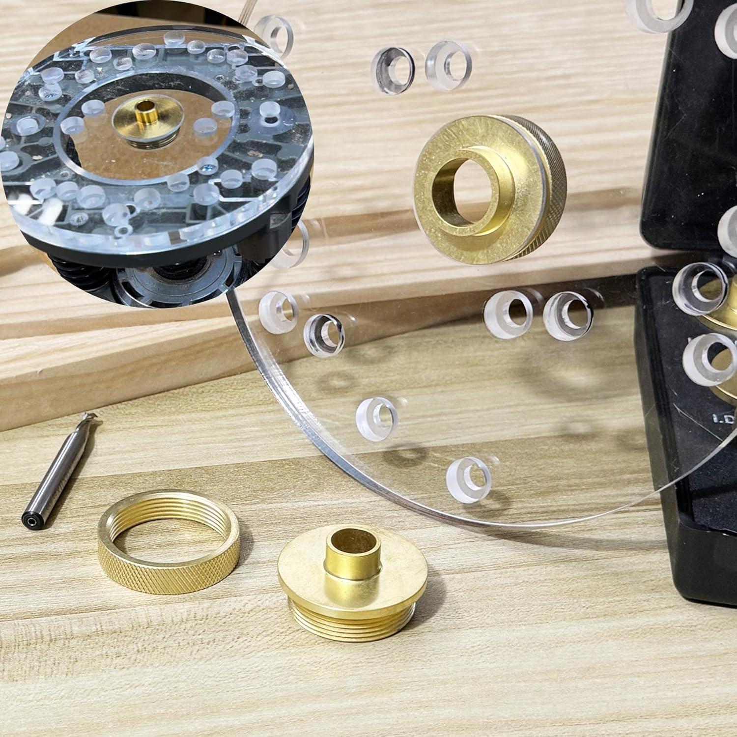 Juego de Guías de Plantilla de Router BOZXYE 11 Piezas