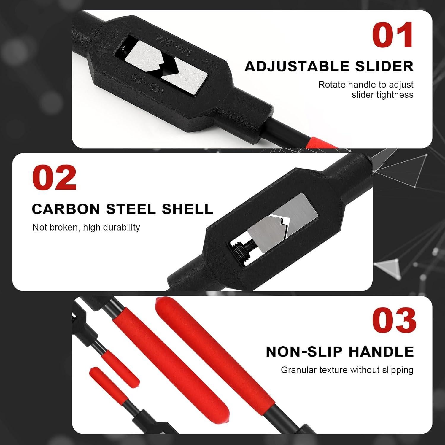 WILLBOND 2 Llaves de Grifo Ajustables para Roscado