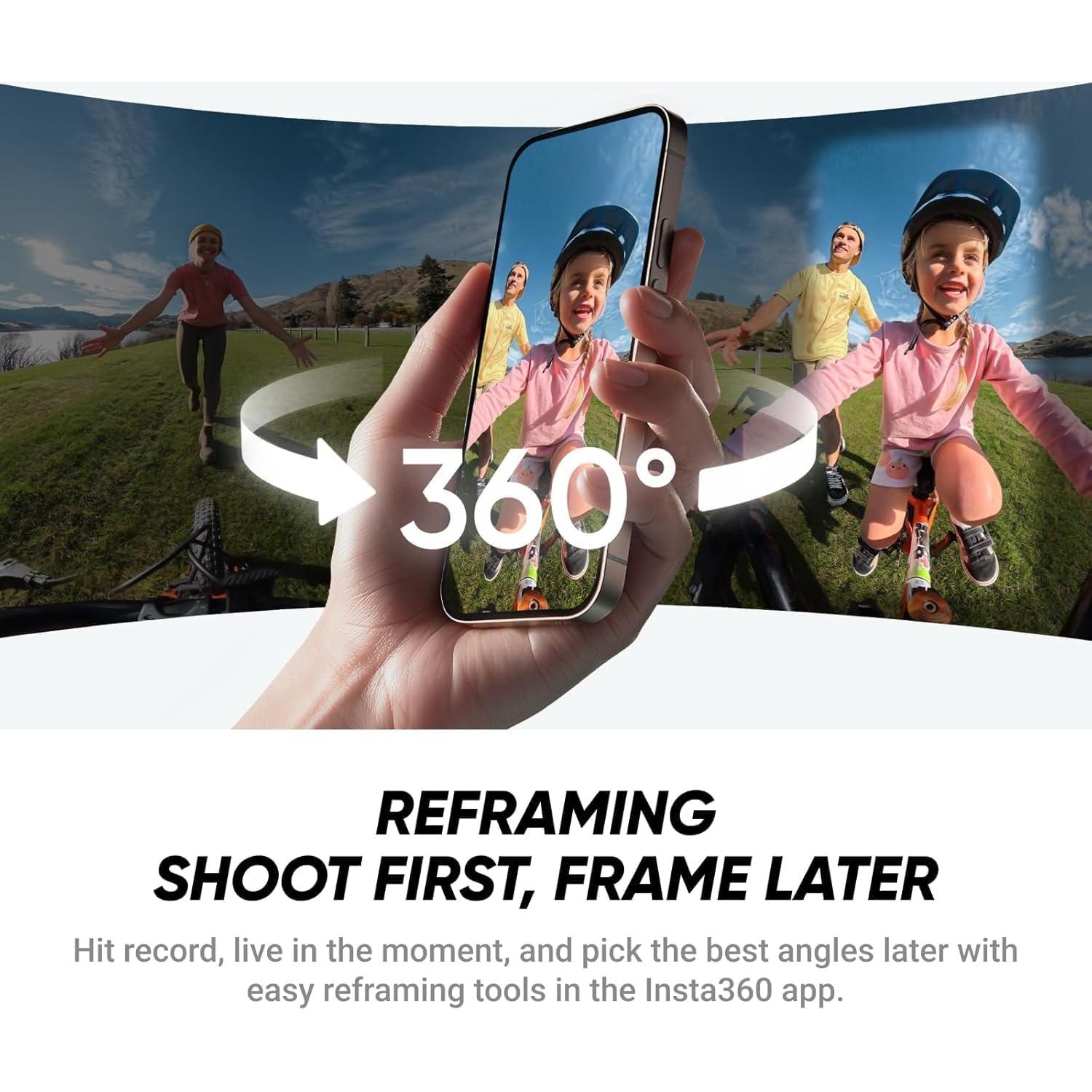 Cámara de acción 8K 360 Insta360 X4 Air - Ligera 165g