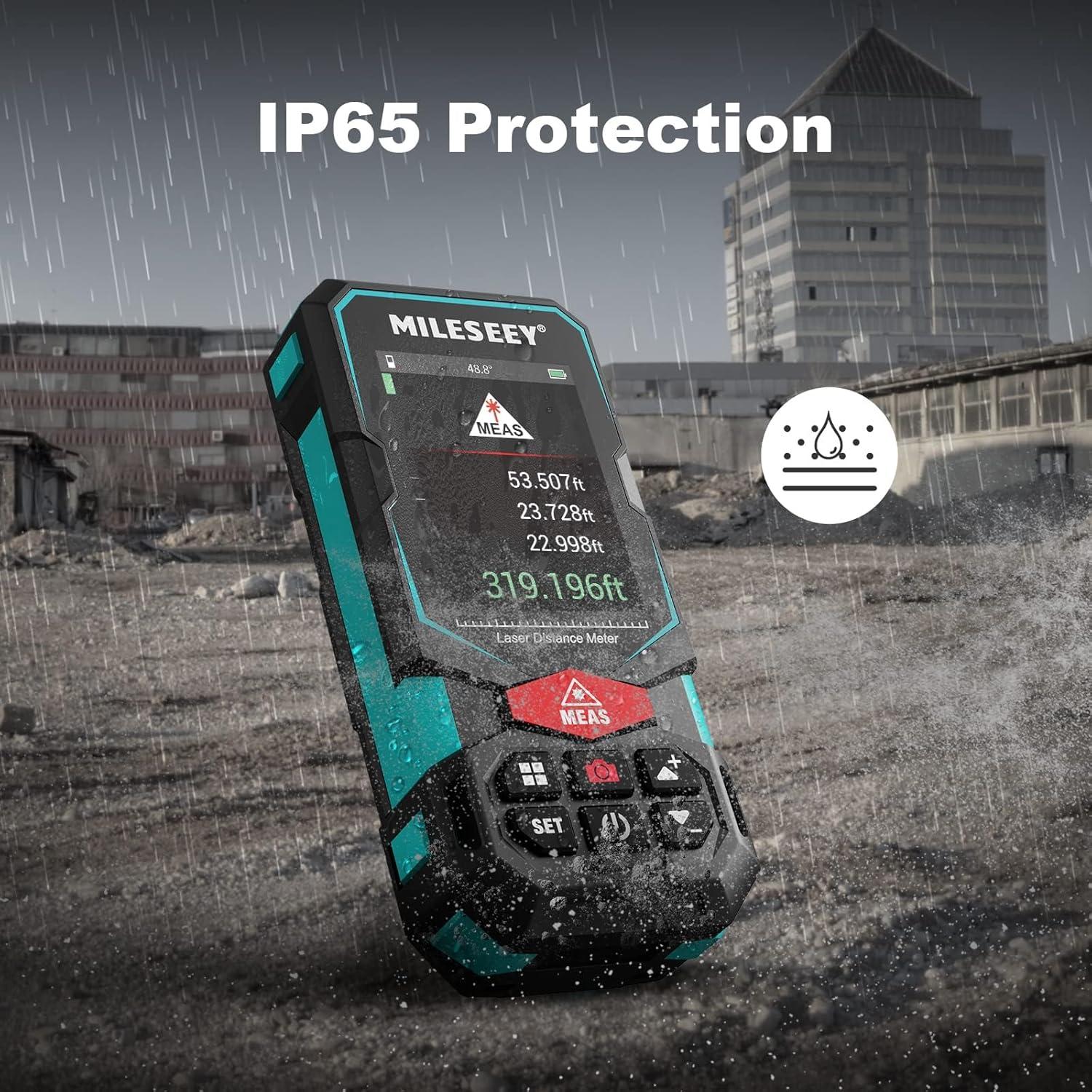 Medidor Láser MiLESEEY S7 Pro 100,58 m con Cámara Pointfinder