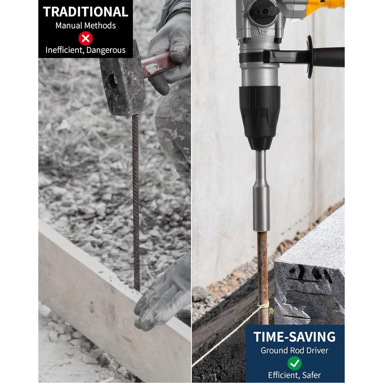 Conductor de Varilla de Tierra Firecore SDS Max 250mm 20mm