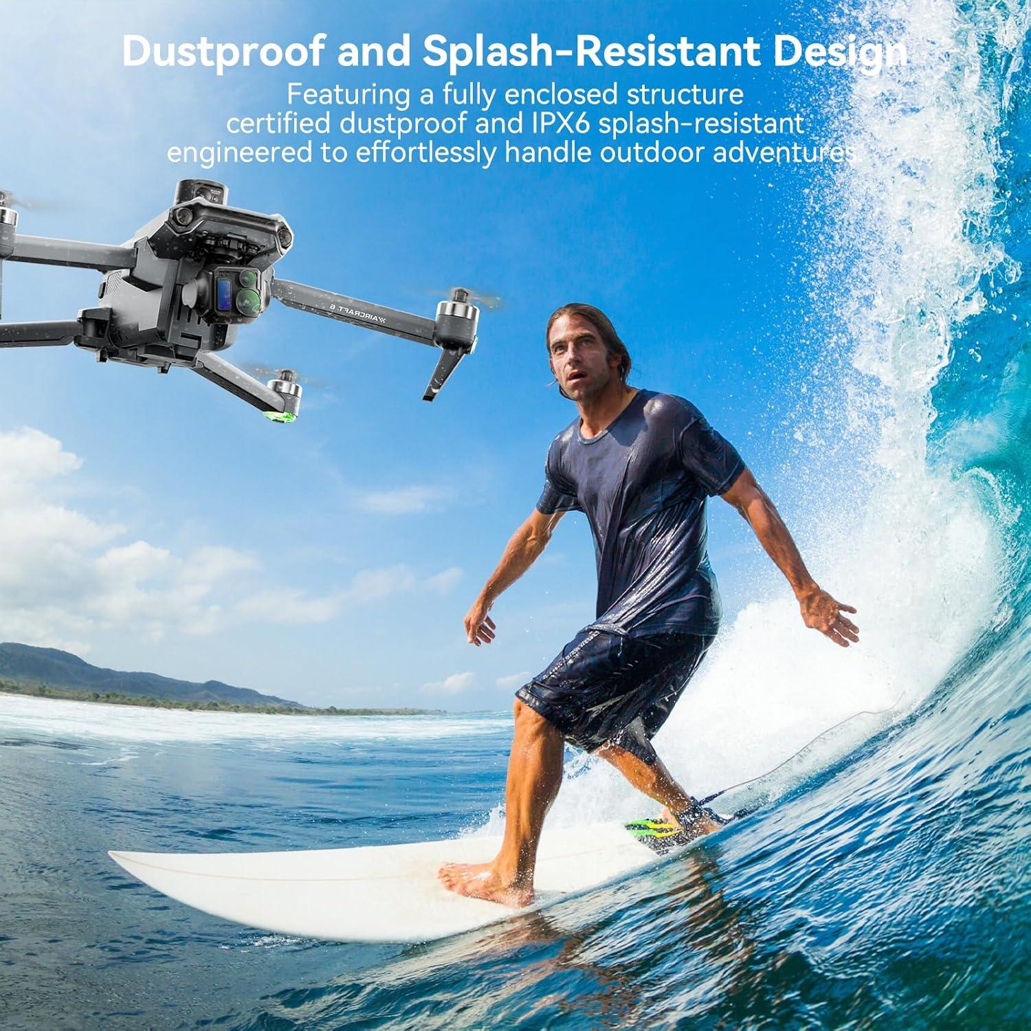 Dron Profesional TODAMU 8K con Gimbal 3 Ejes y GPS