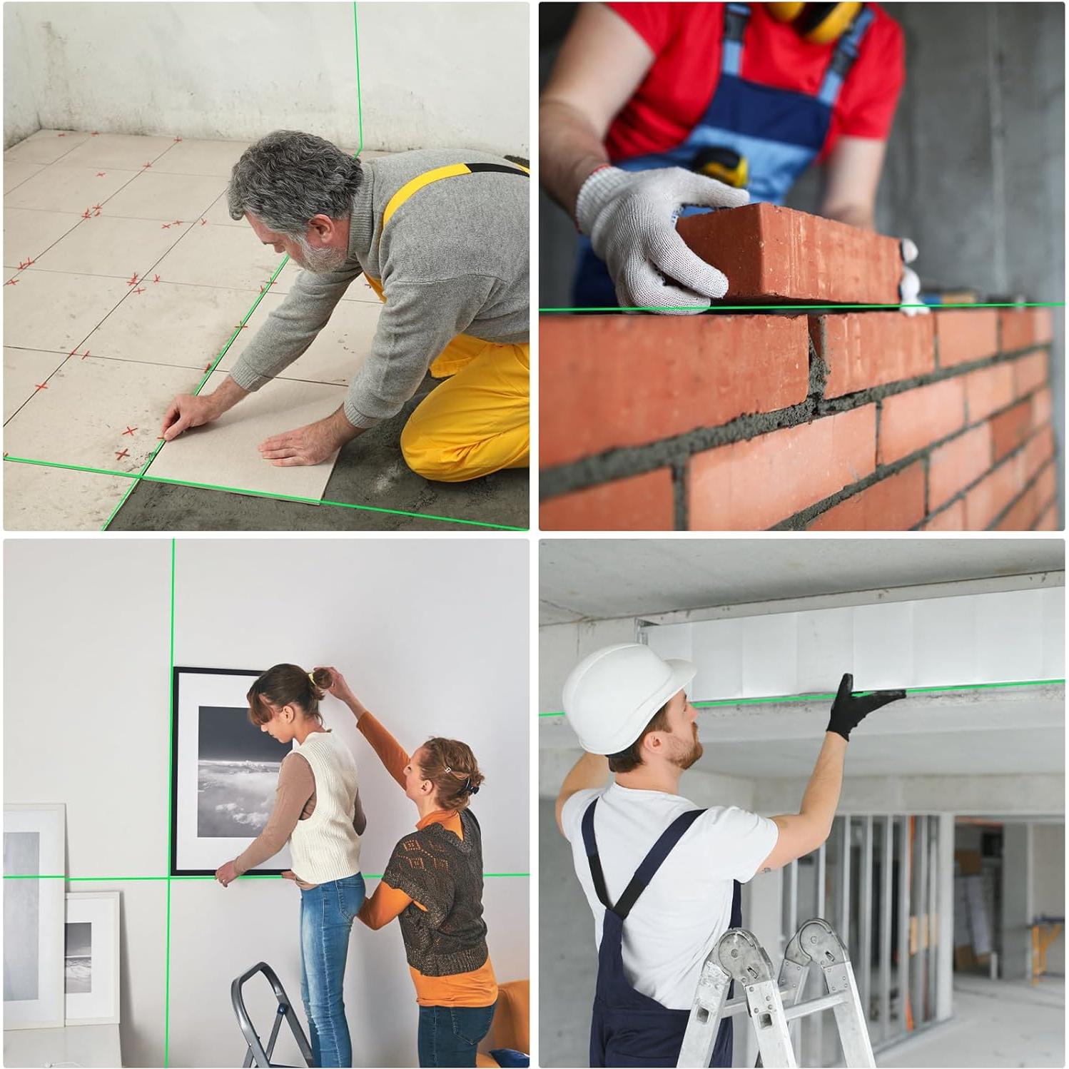 Nivel láser 4D ENRIPRT 16 líneas 360° con control remoto