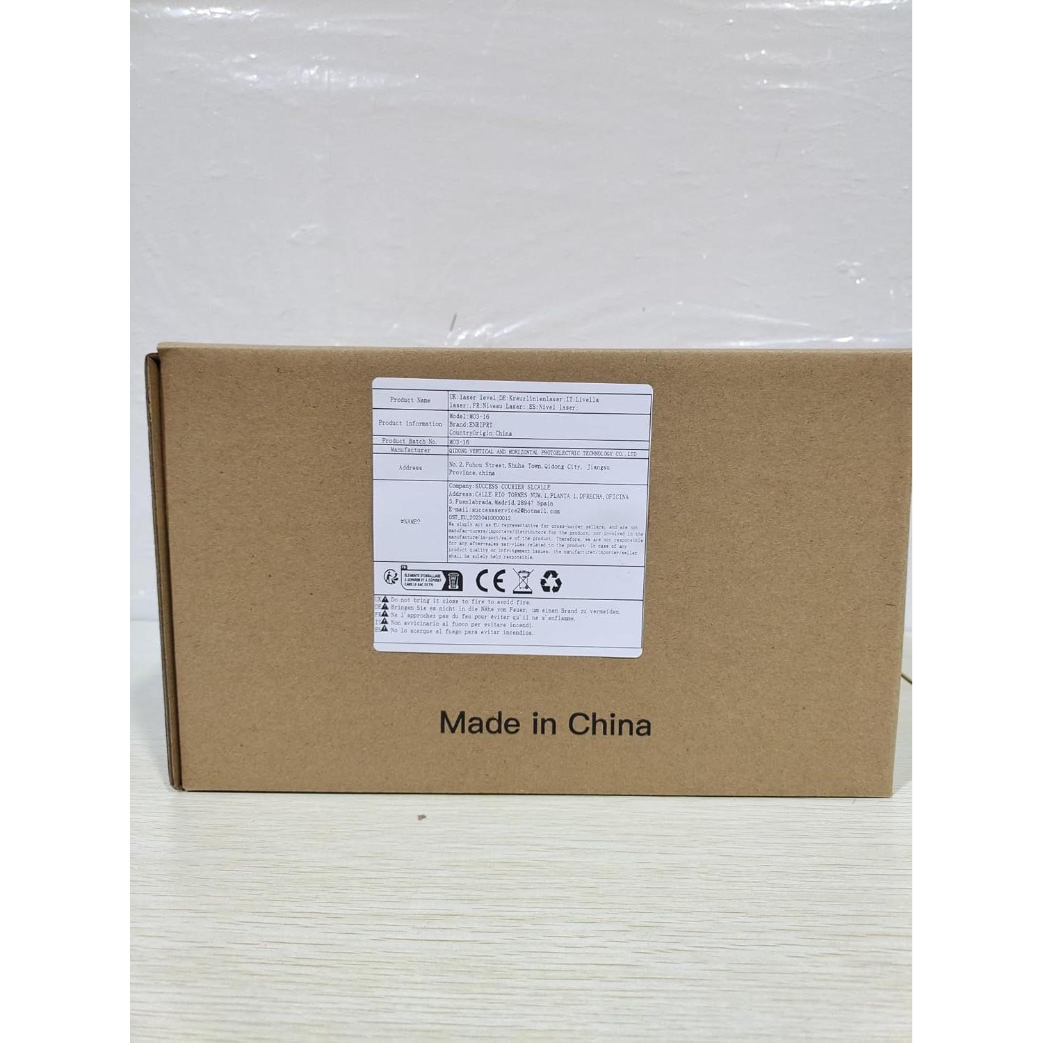 Nivel láser 4D ENRIPRT 16 líneas 360° con control remoto