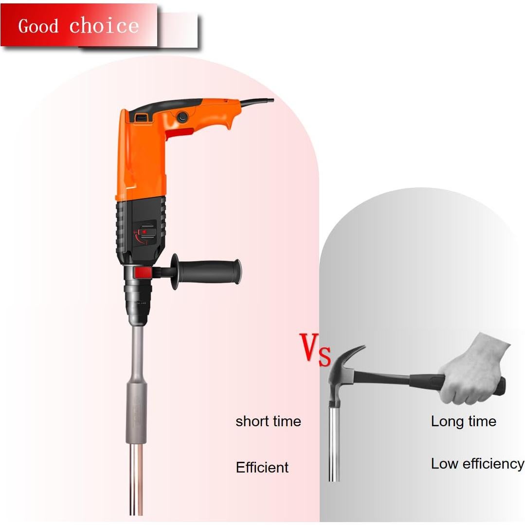 Controlador de Varilla de Tierra Relioky SDS Max 250mm
