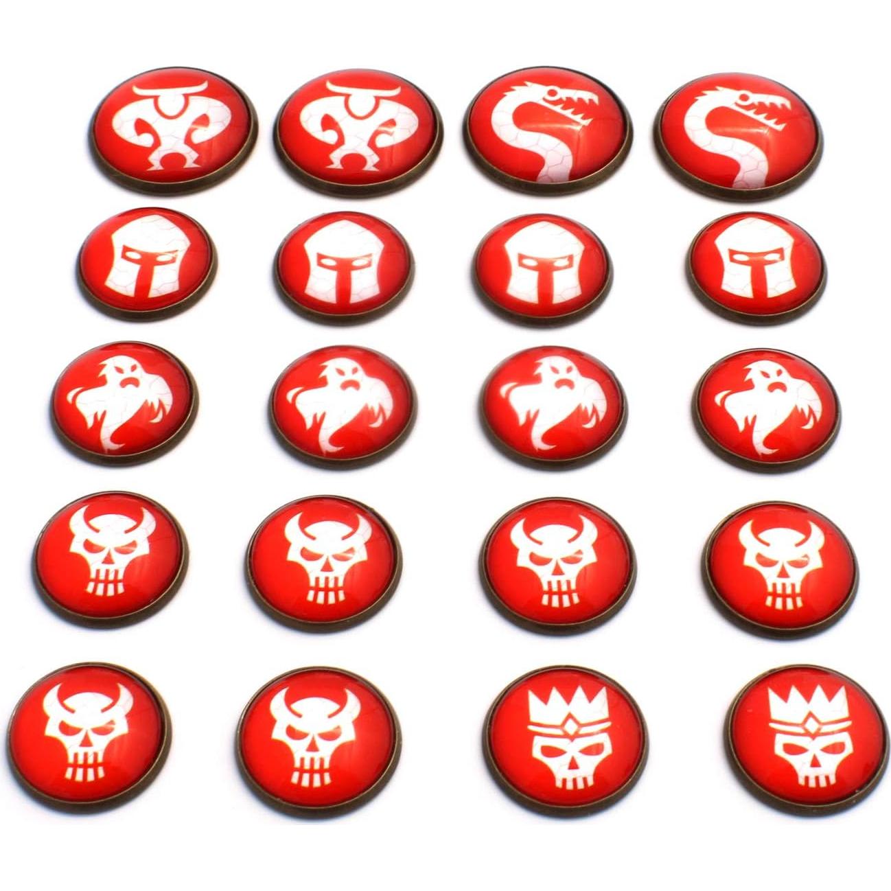 Conjunto de Fichas D&D Dahan Dice 20 Monstruos Estándar