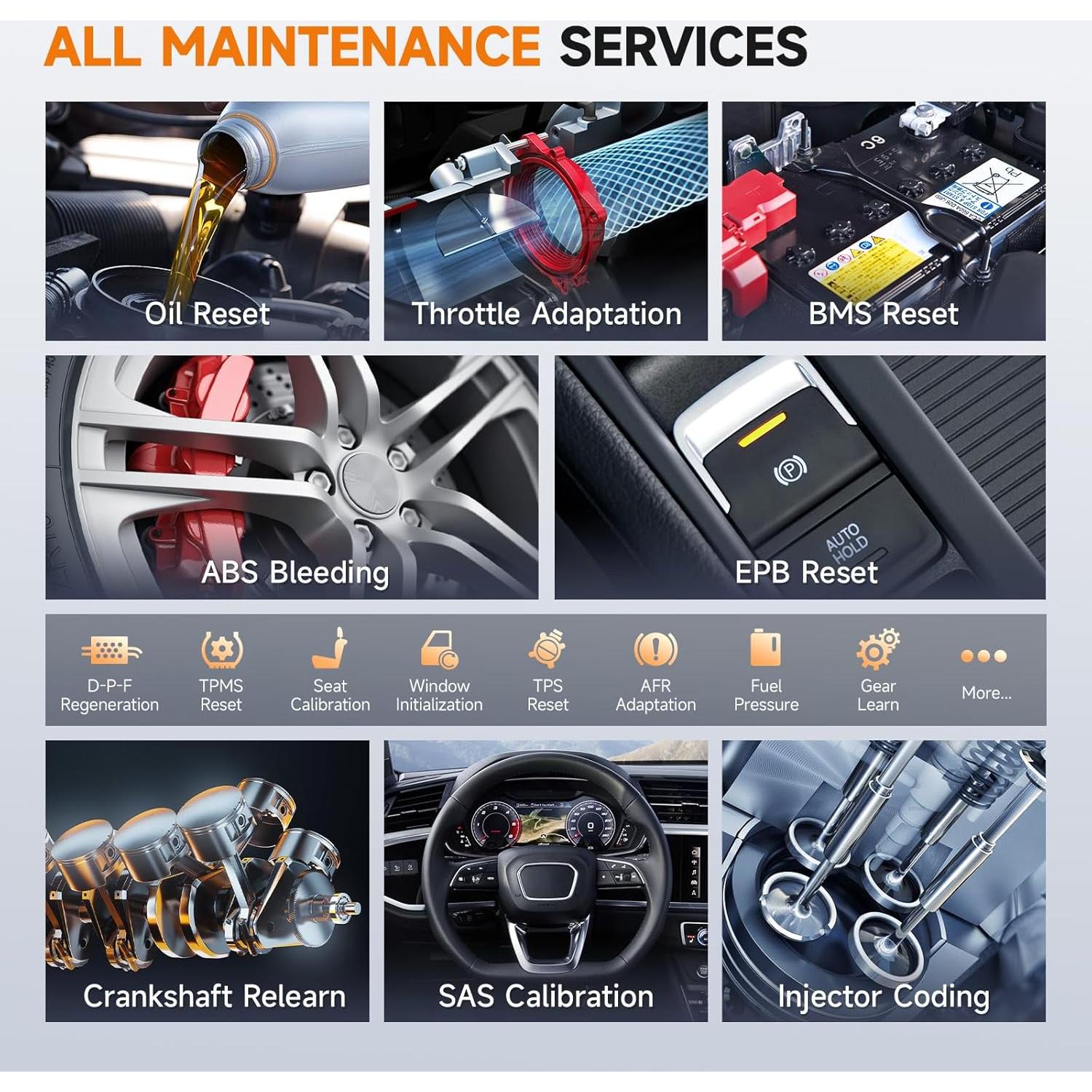 Escáner FOXWELL NT710 Diagnóstico Completo para Ford, Lincoln, Mercury