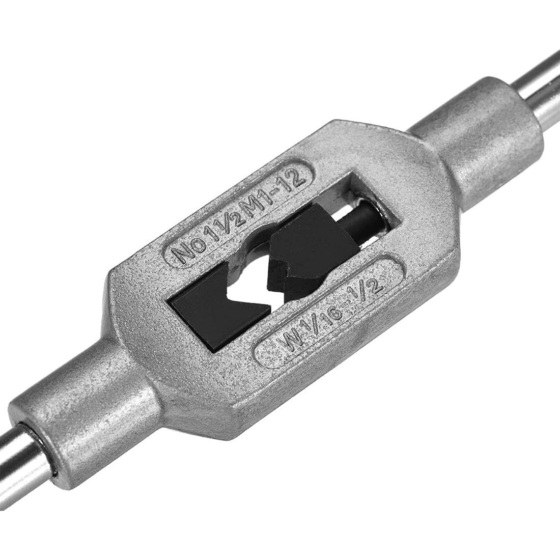 Llave de Grifo Ajustable uxcell M1-M12 Acero Níquel