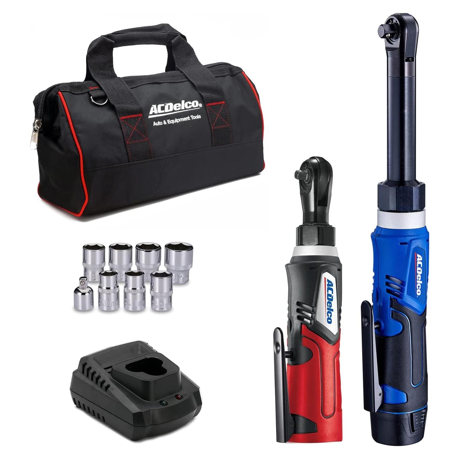 Llave de Carraca Inalámbrica ACDelco G12 12V Kit 2 Piezas