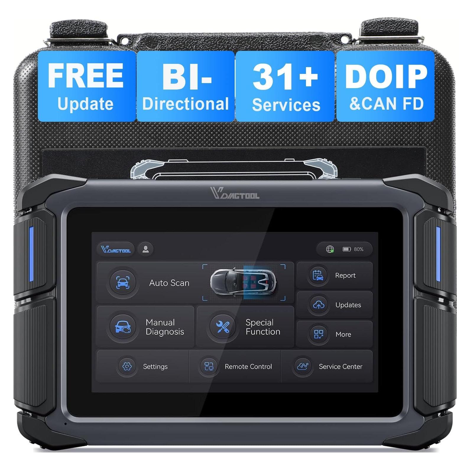 Escáner OBD2 VDIAGTOOL VD70 Lite con 31+ Reinicios