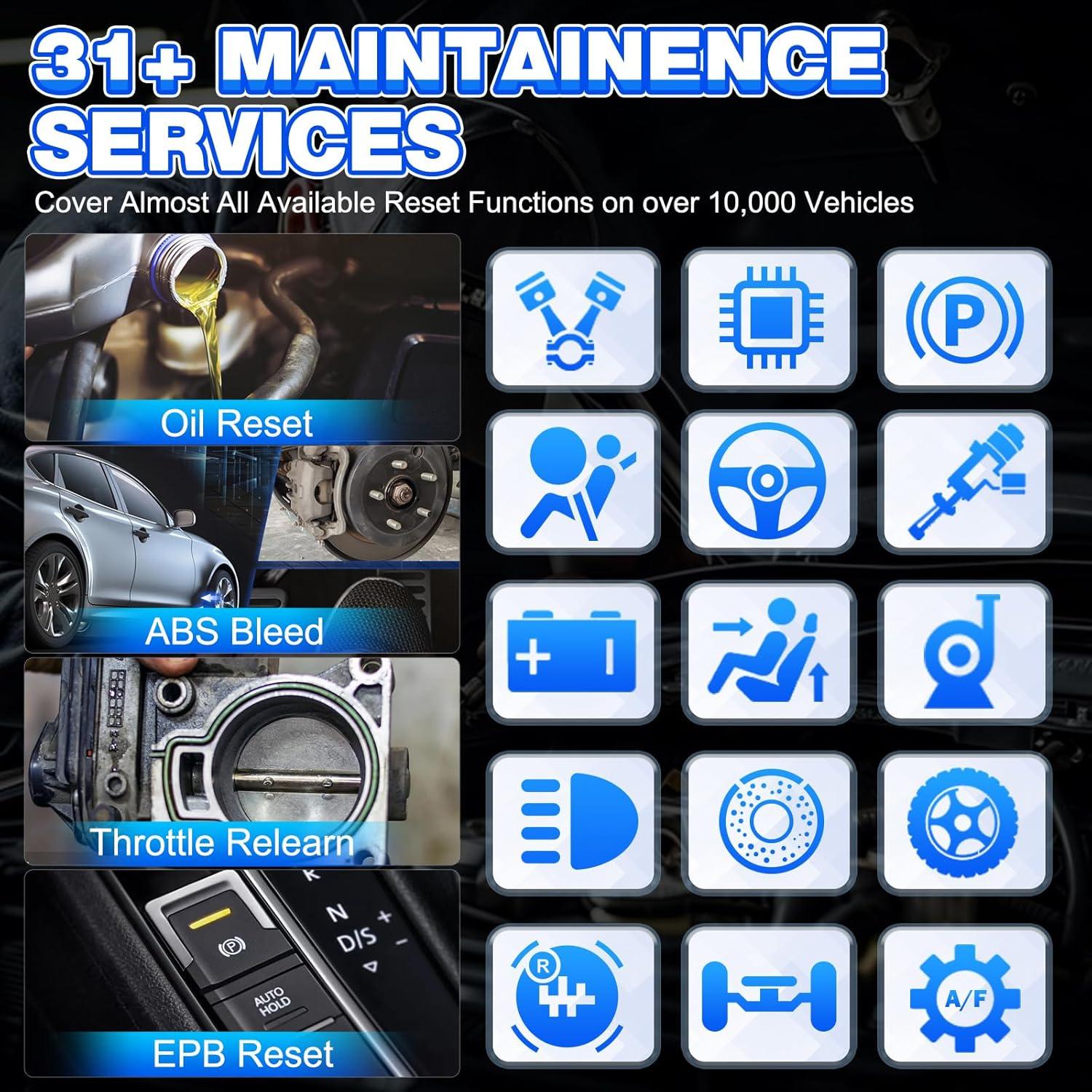 Escáner OBD2 VDIAGTOOL VD70 Lite con 31+ Reinicios
