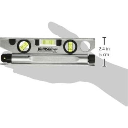 Nivel láser torpedo magnético Johnson 40-6164, 19.05 cm, rojo
