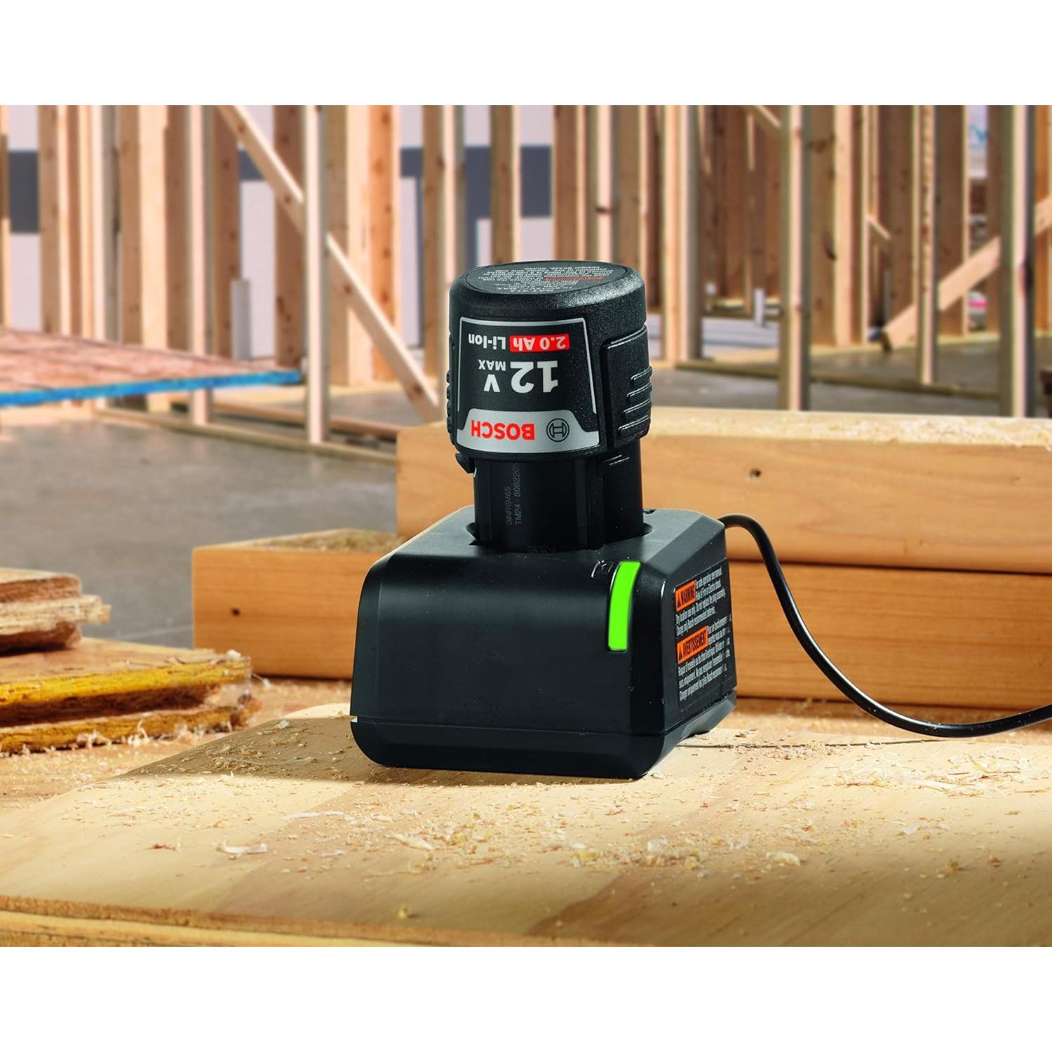 Kit Batería y Cargador Bosch 12V Max Litio-Ion 2.0 Ah