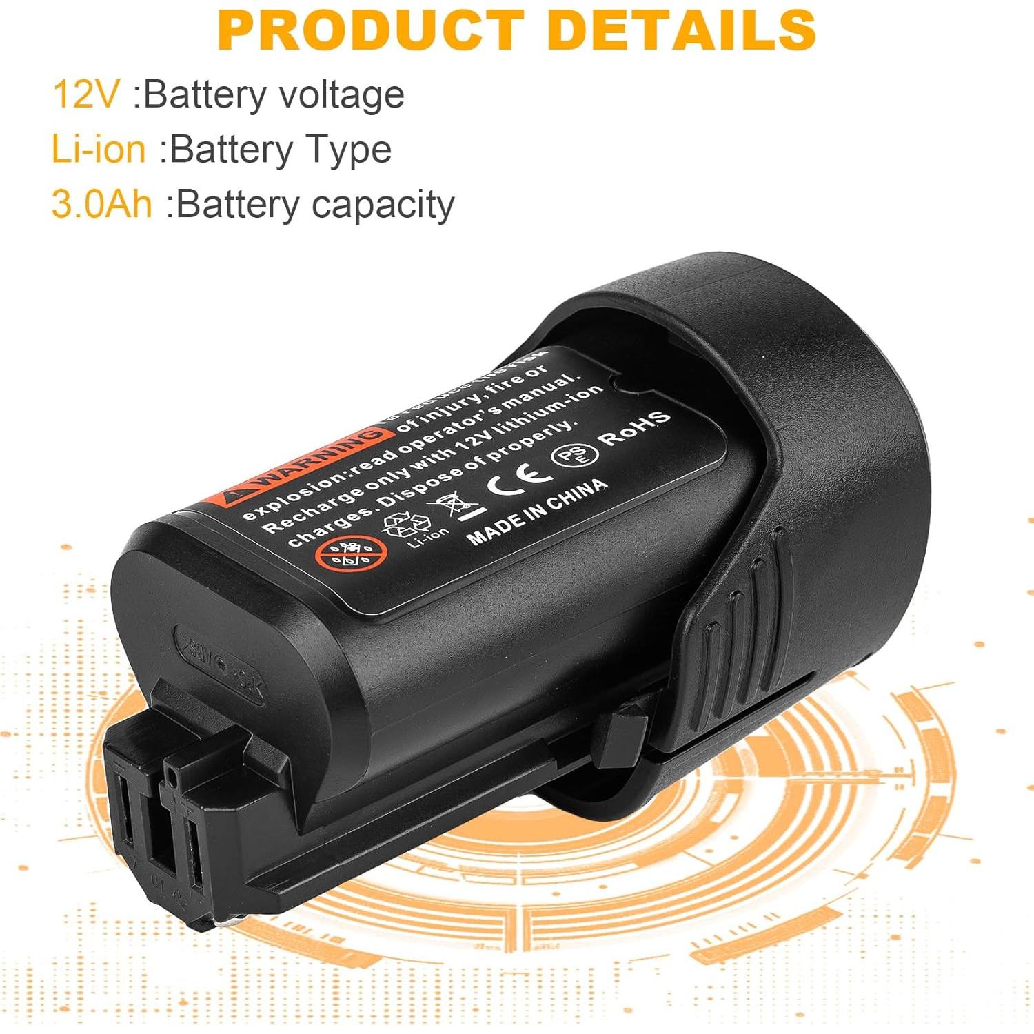 Paquete 2 Baterías 12V 3.0Ah + Cargador Bosch BAT414