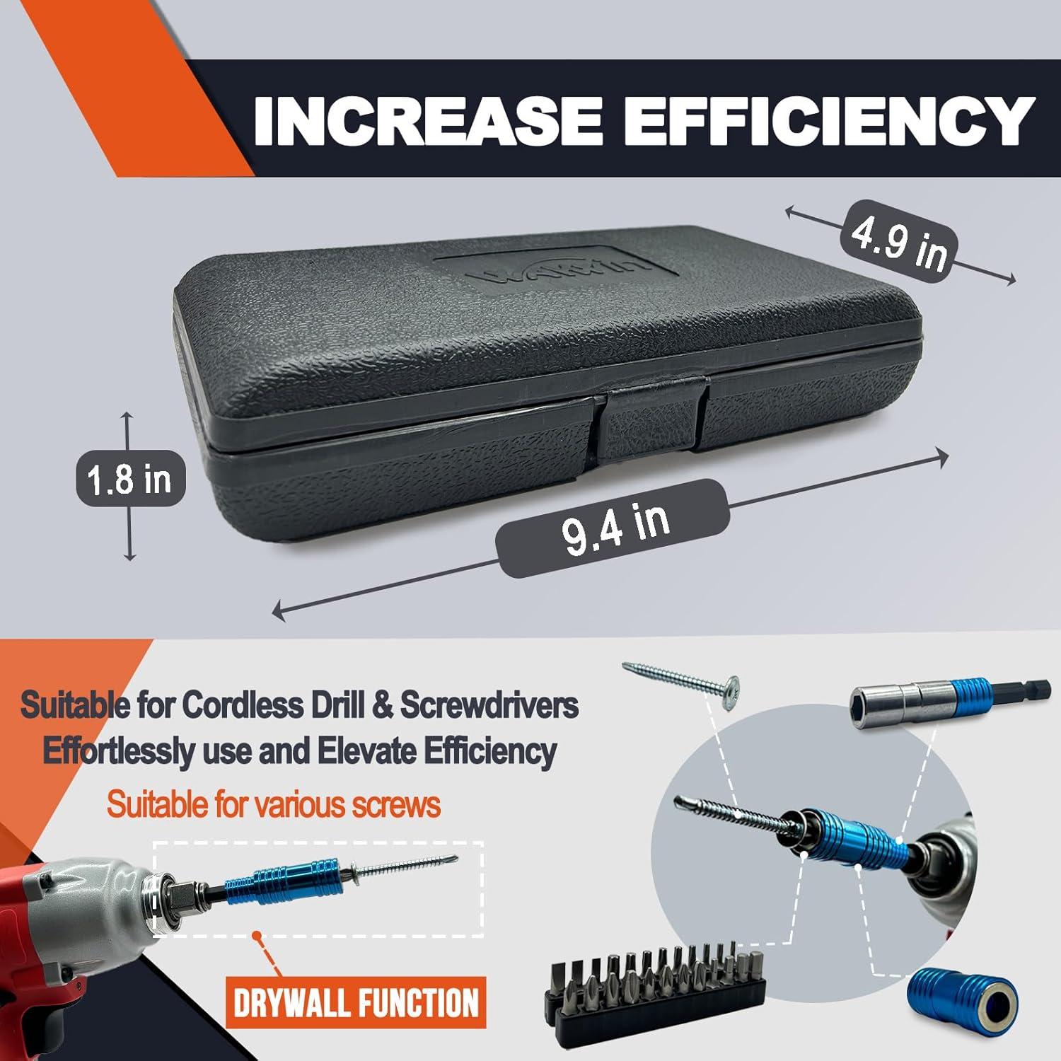 Juego de 38 Piezas Controladores de Tuercas WAYwin