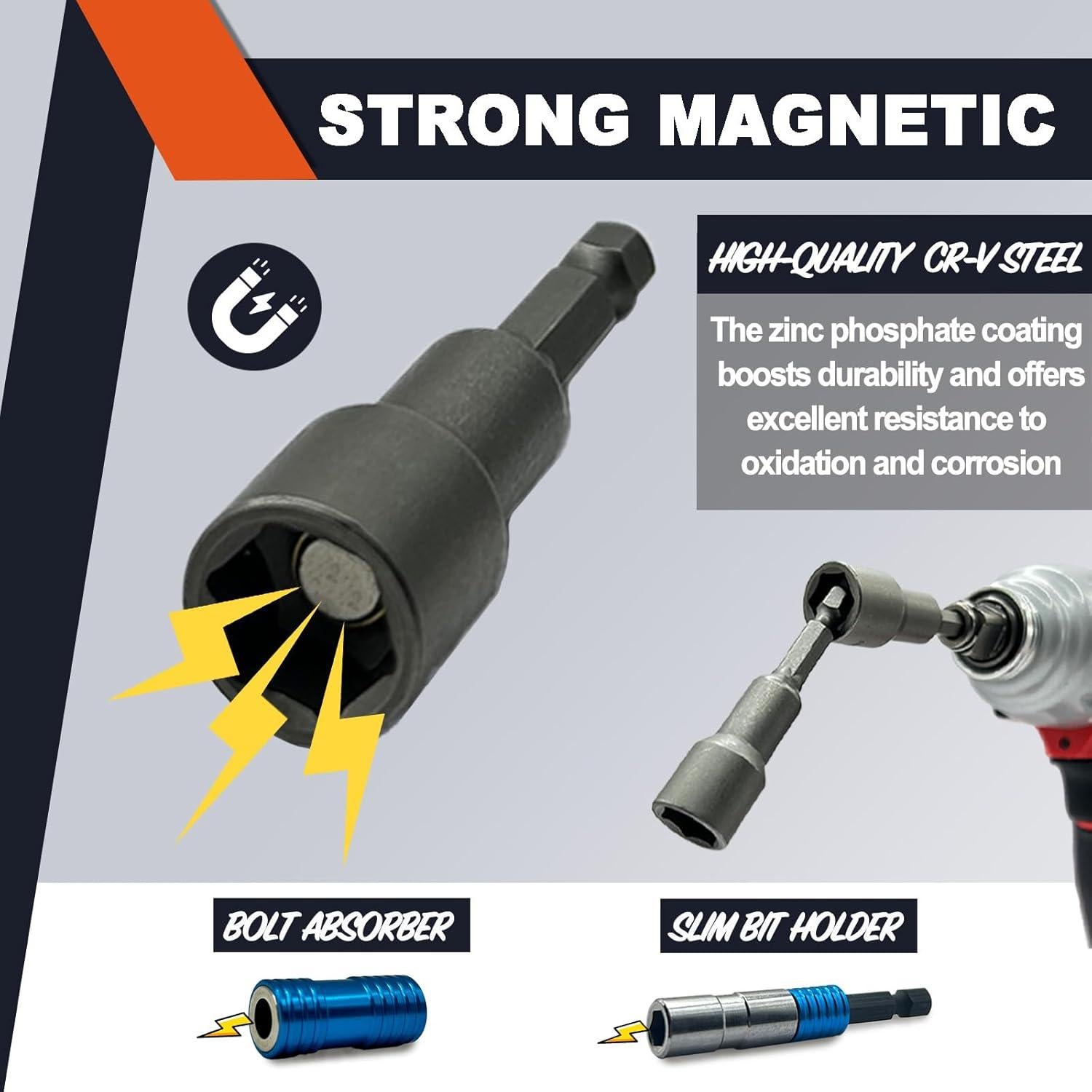 Juego de 38 Piezas Controladores de Tuercas WAYwin