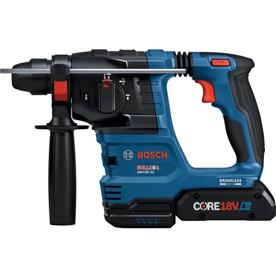 Martillo Rotativo Bosch GBH18V-22 18V 2 Baterías 4 Ah