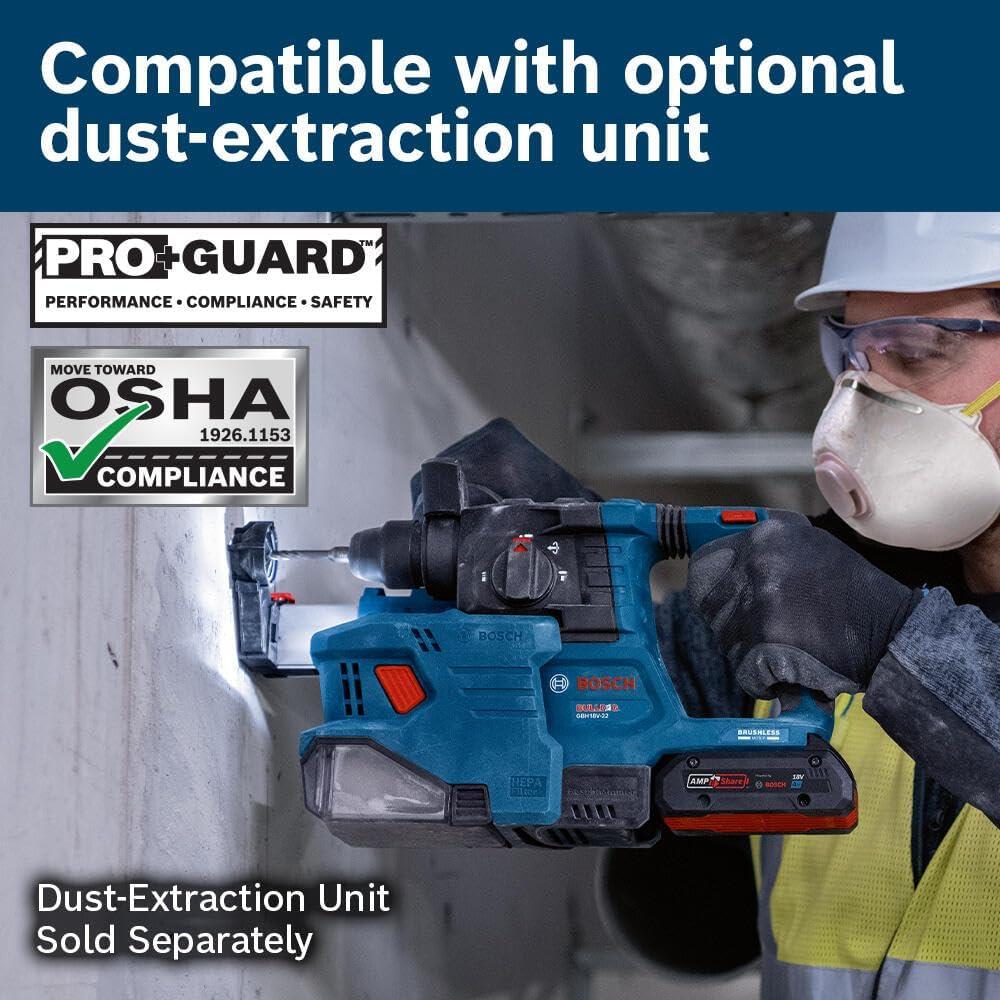 Martillo Rotativo Bosch GBH18V-22 18V 2 Baterías 4 Ah