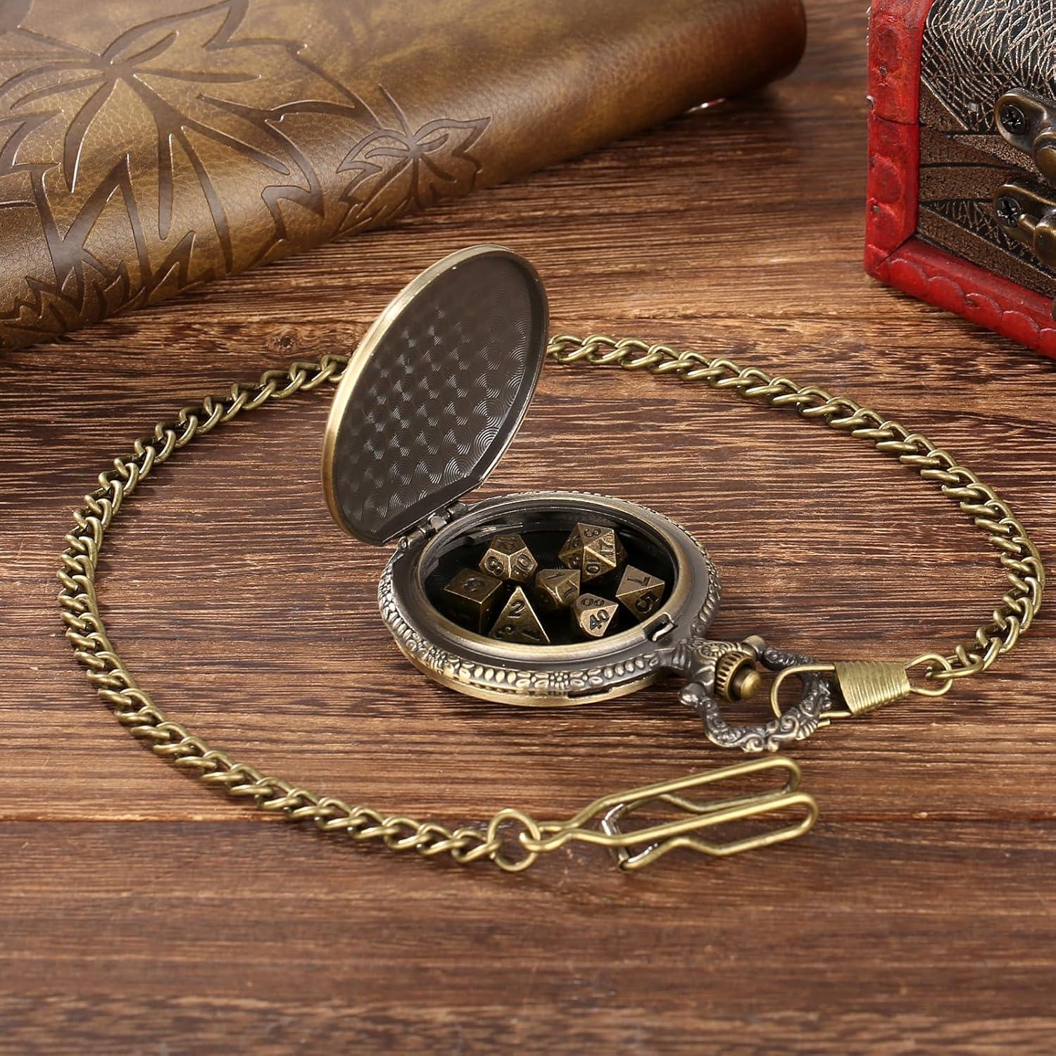 Conjunto de Dados DND Mini Keller & Weber con Estuche Bronce