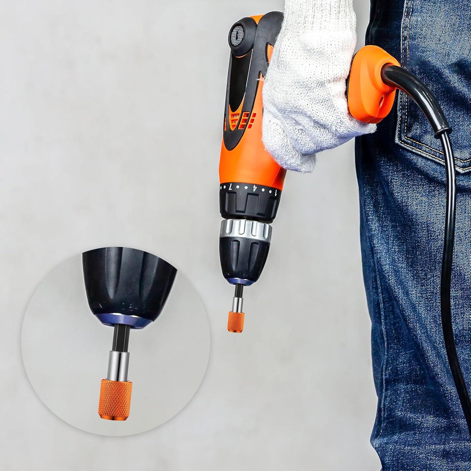 Paquete de 5 Extensiones de Broca Flexible Chumia 60 mm Magnéticas