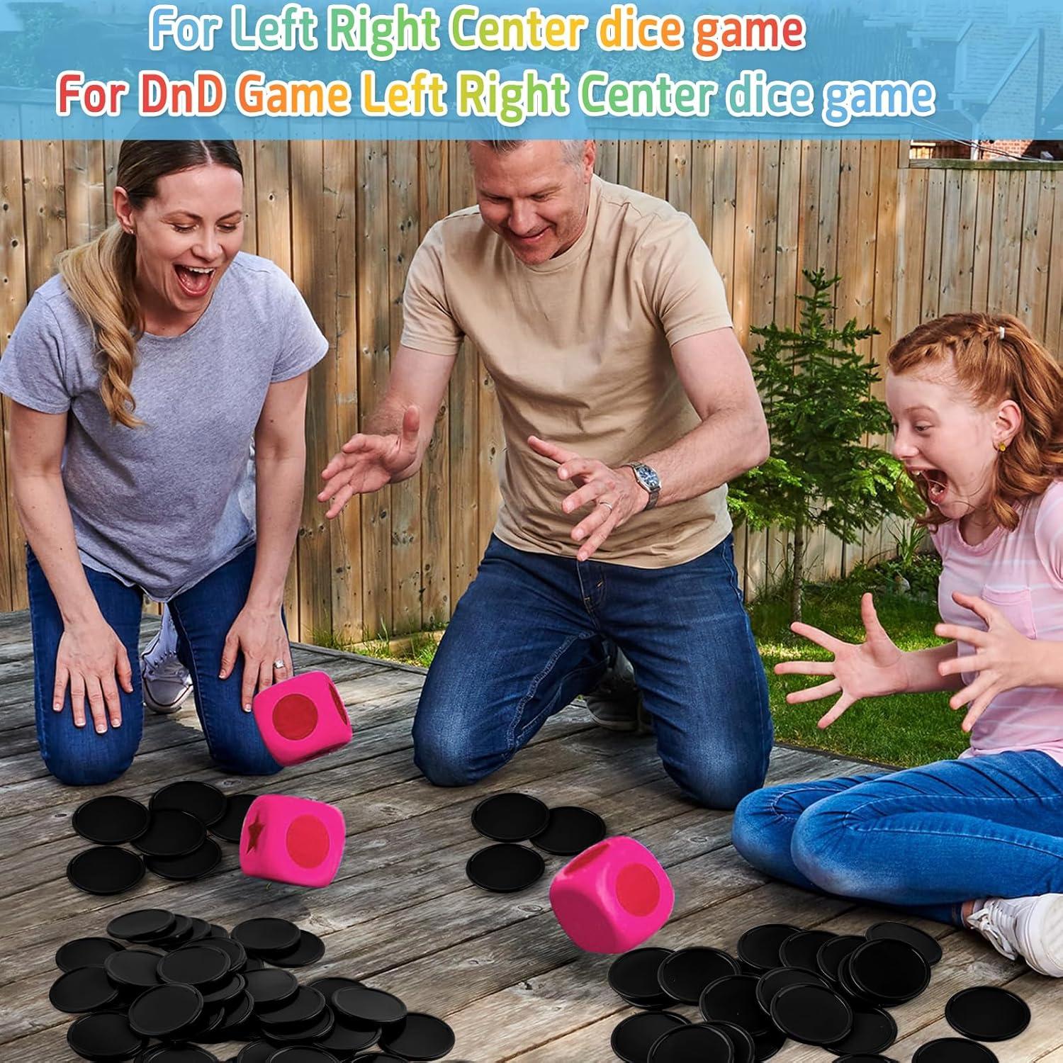 Contadores de Plástico Coopay 500 Piezas 2.5 cm Negro