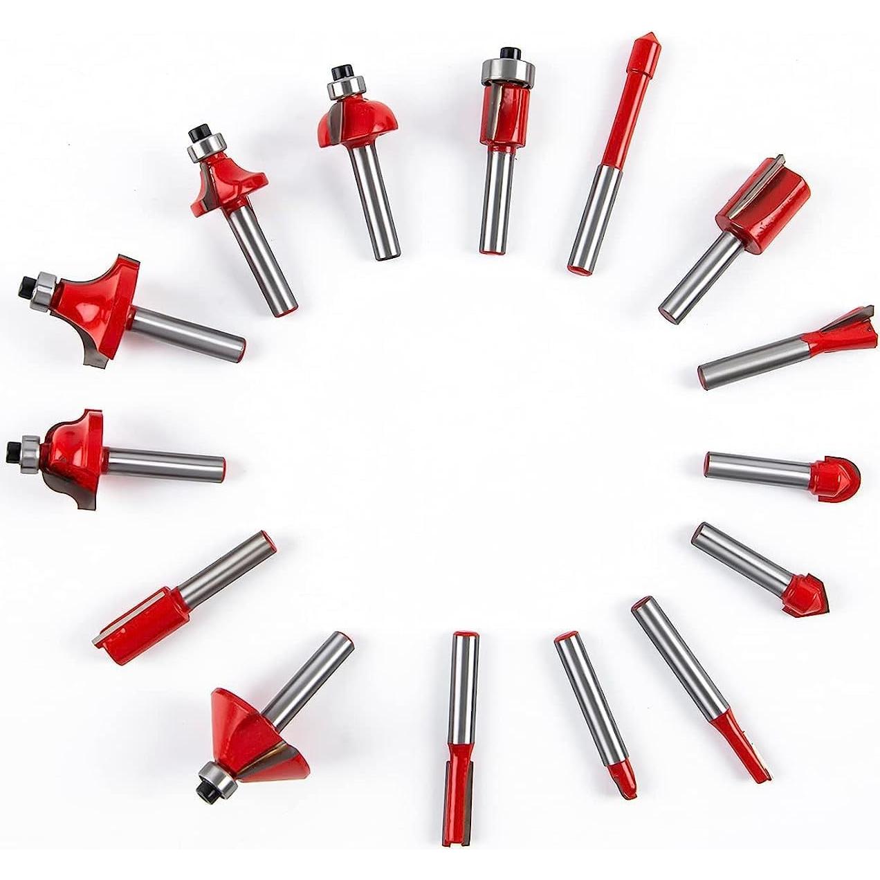 Router Eléctrico Mefape 800W 30000RPM con 15 Puntas