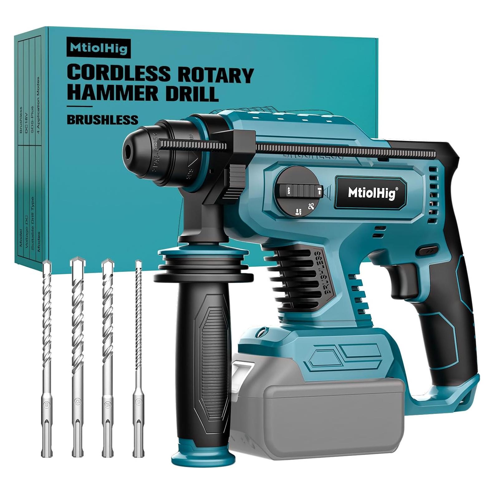 Taladro de Martillo Inalámbrico Makita 18V 2.5 Julios