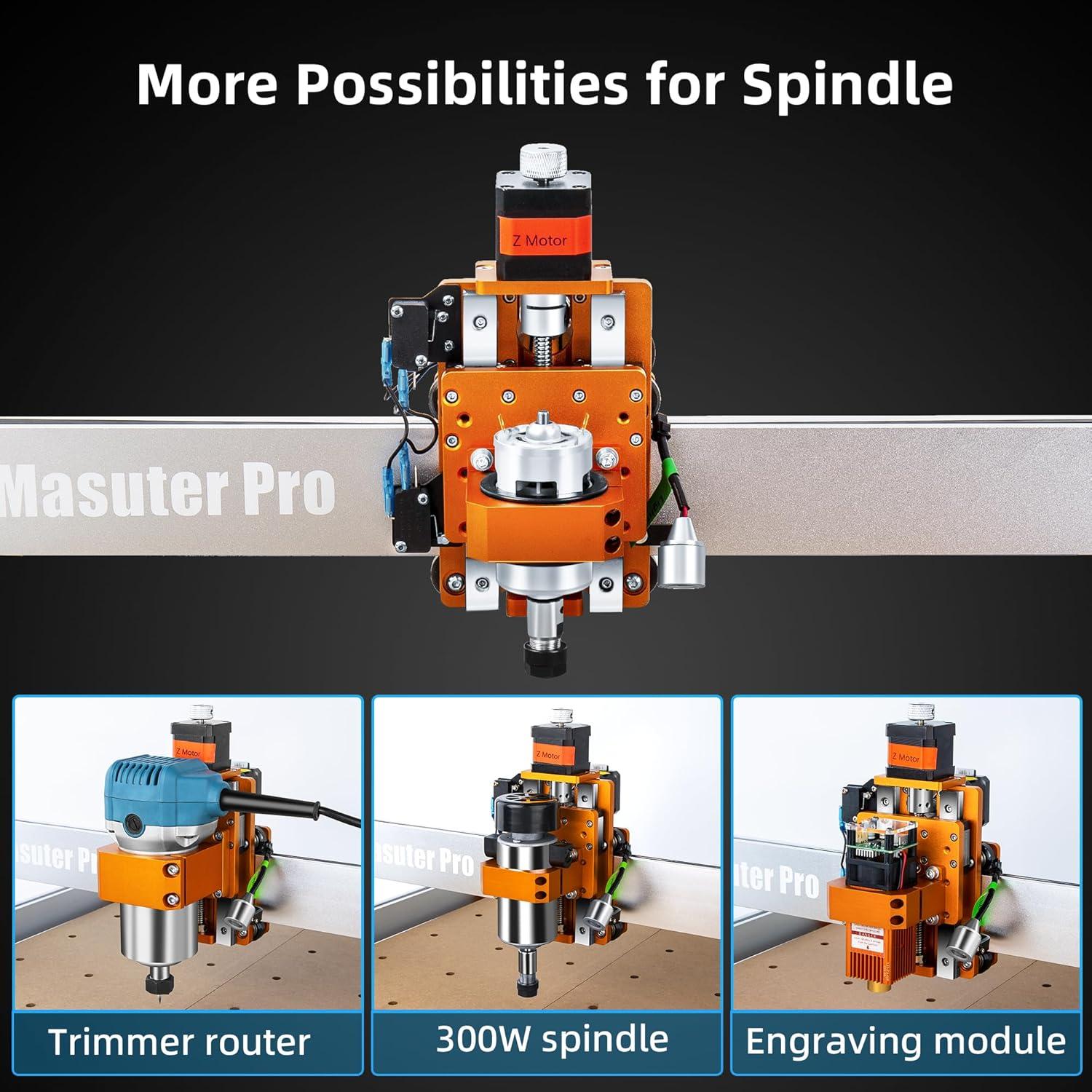 Router CNC FoxAlien Masuter Pro 400x400mm 60W Aluminio