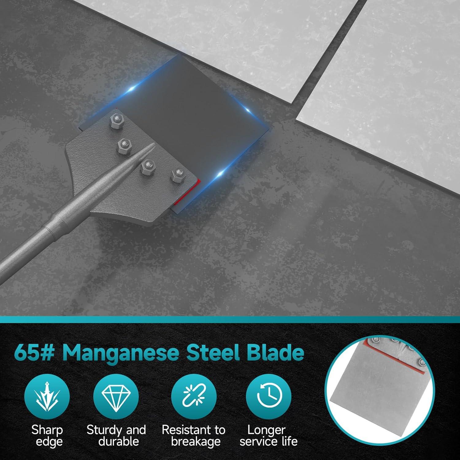 Cincel raspador de piso YOSIGHT 15.24 cm SDS-Max acero