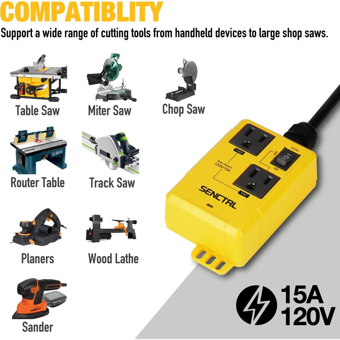 Interruptor Aspiradora Automático Senctrl AVS2000 0.5m