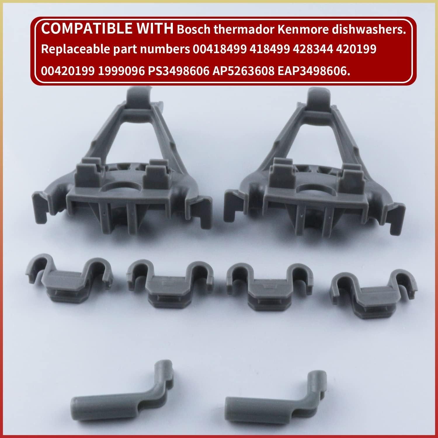 Kit de Clips de Tine para Lavavajillas Bosch SUUJI