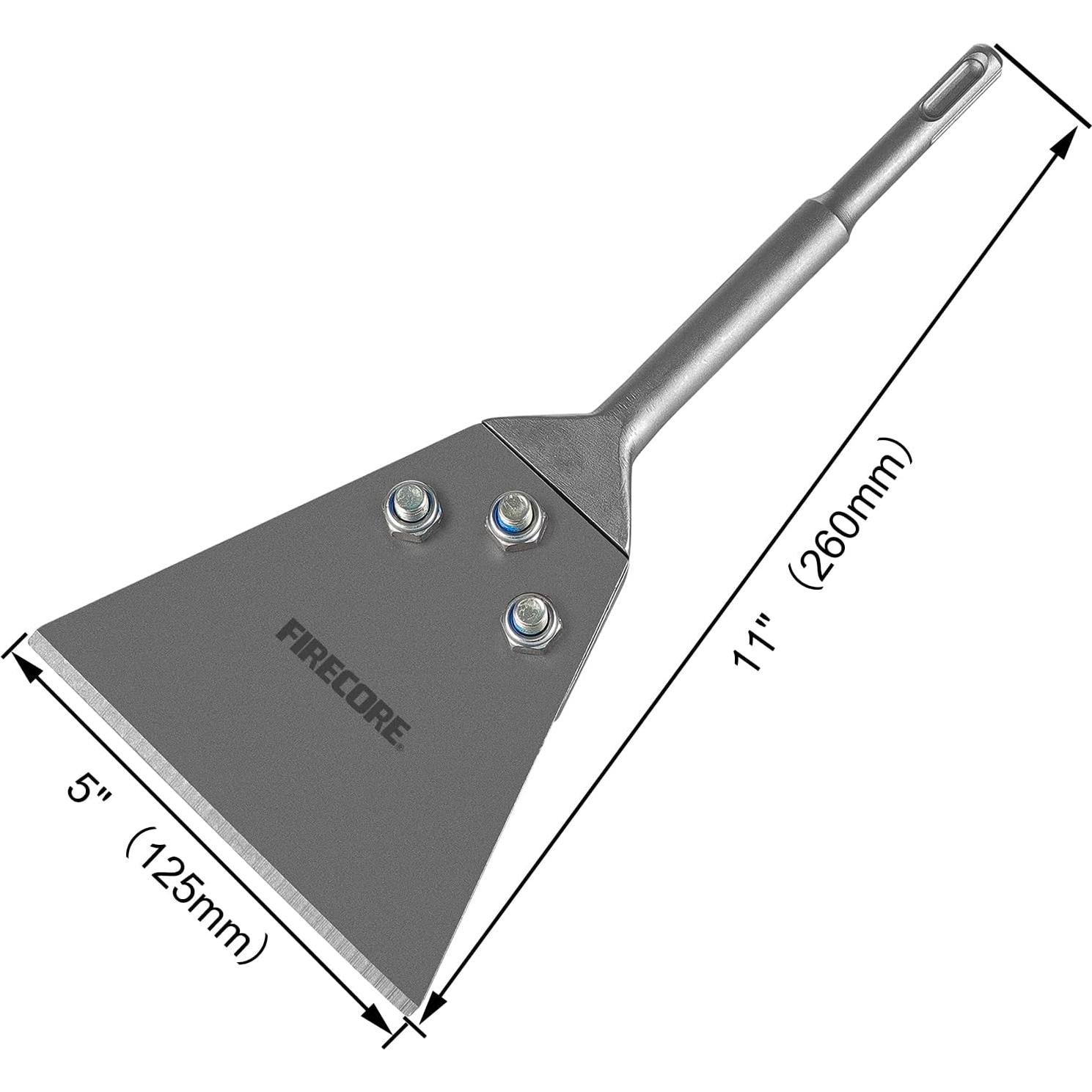 Raspador de Suelo SDS Plus Firecore 13.5x28.5cm con Hoja