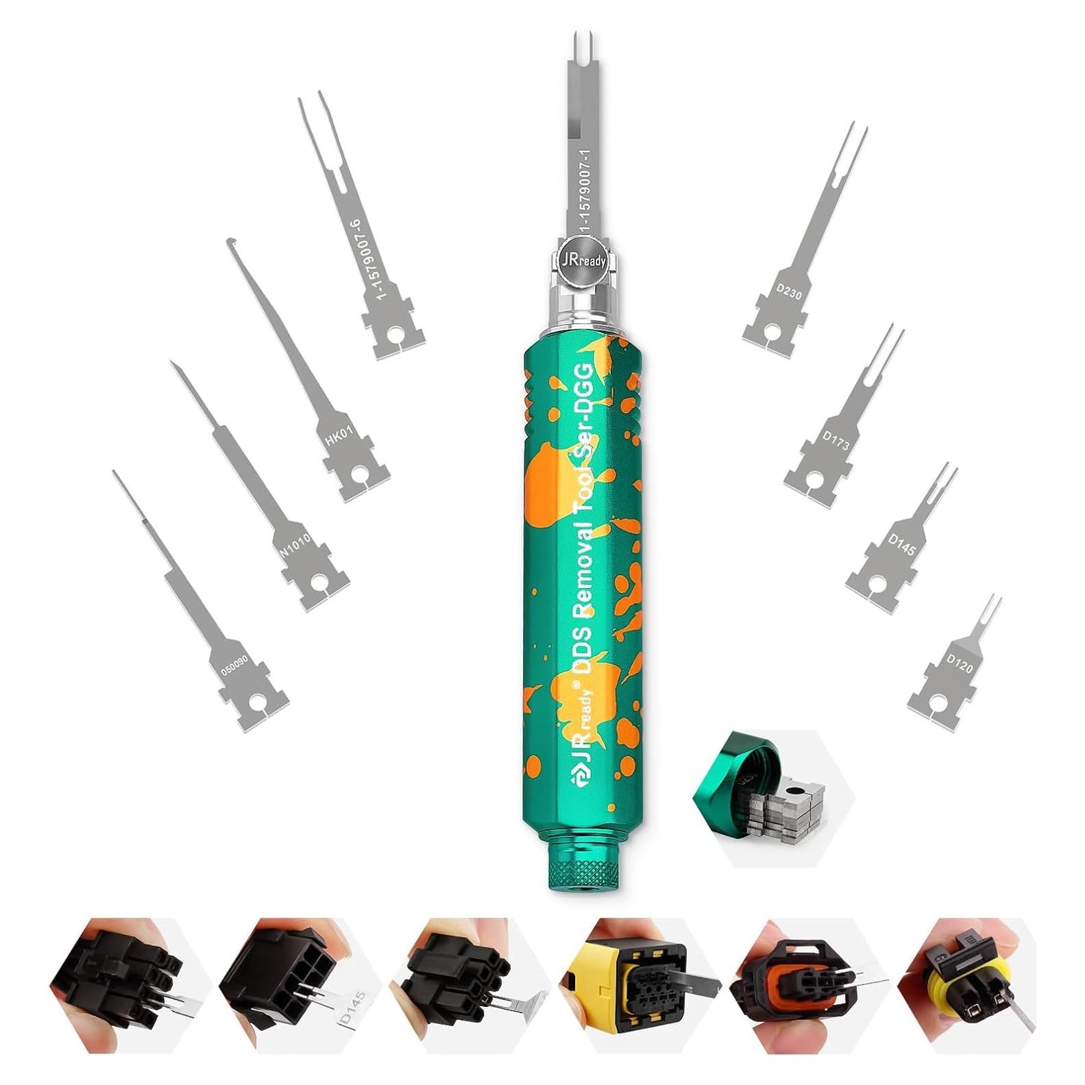 Herramienta Extractora de Pines JRready ST5345 con 9 Puntas