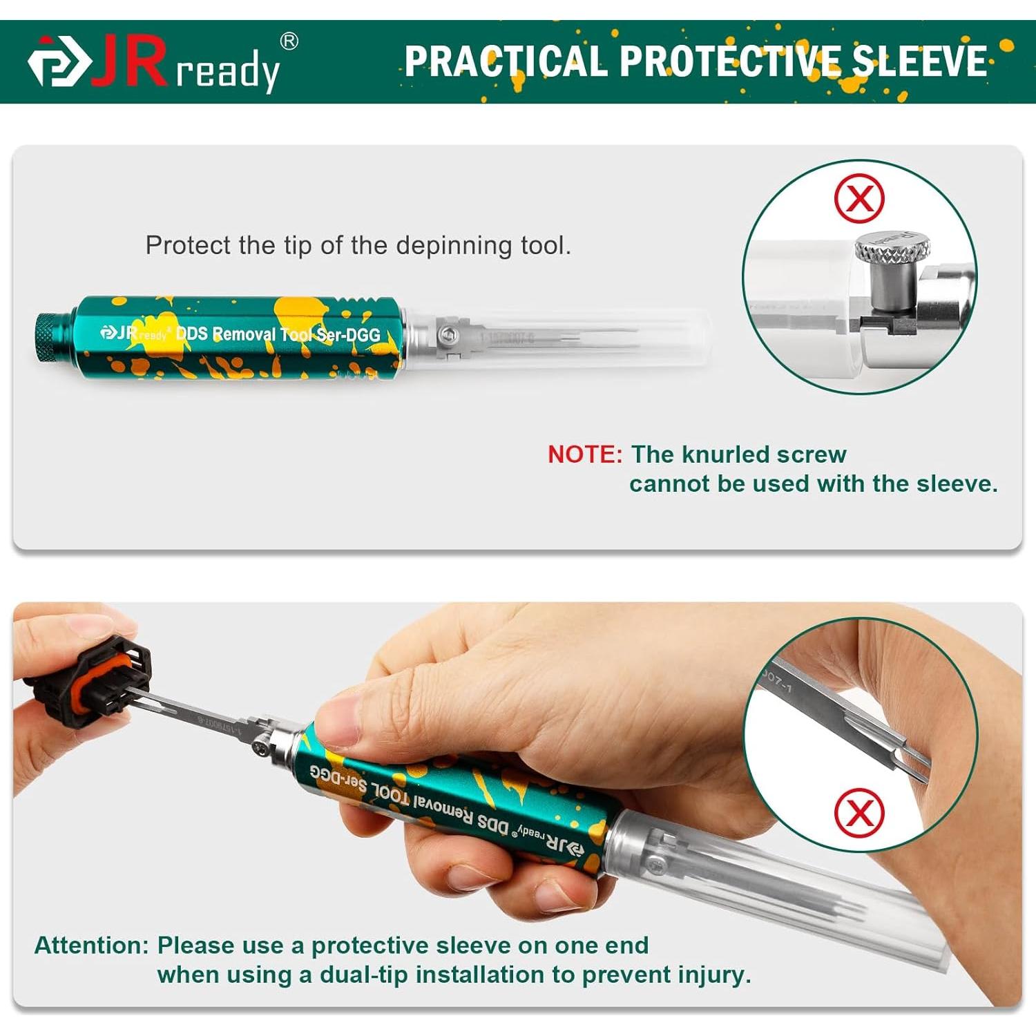 Herramienta Extractora de Pines JRready ST5345 con 9 Puntas